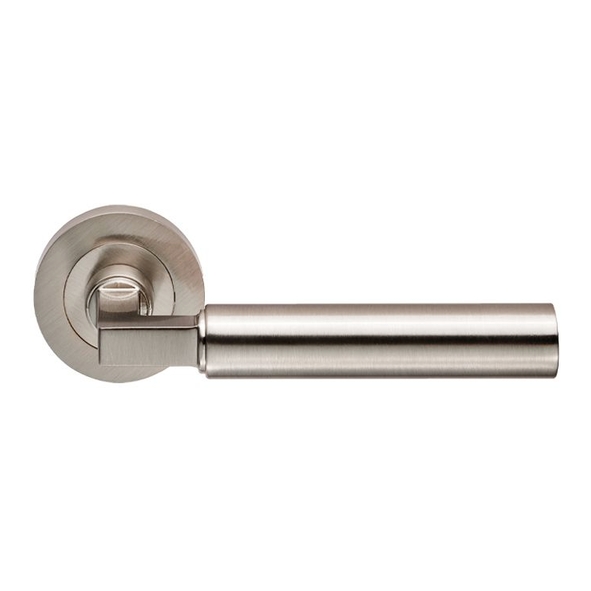 EUL040SN • Satin Nickel • Carlisle Brass Finishes Amiata Levers On Round Roses