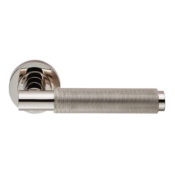 EUL050PN  Polished Nickel  Carlisle Brass Finishes Varese Levers On Round Roses