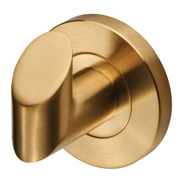 LX03SPVD  PVD Satin Brass  De Leau Single Robe Hook