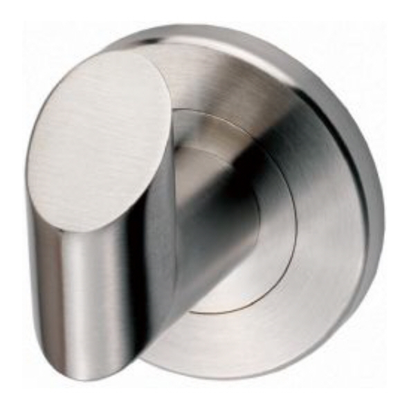 LX03SS  Satin Stainless  De Leau Single Robe Hook