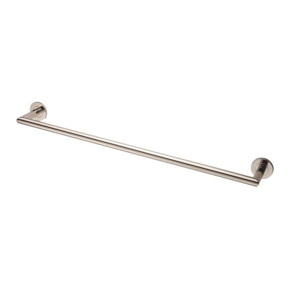 LX22BSS  645mm  Polished Stainless  De Leau Single Towel Rail