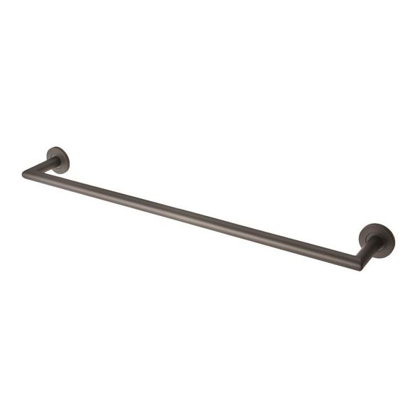 LX22MB  645mm  Matt Black  De Leau Single Towel Rail