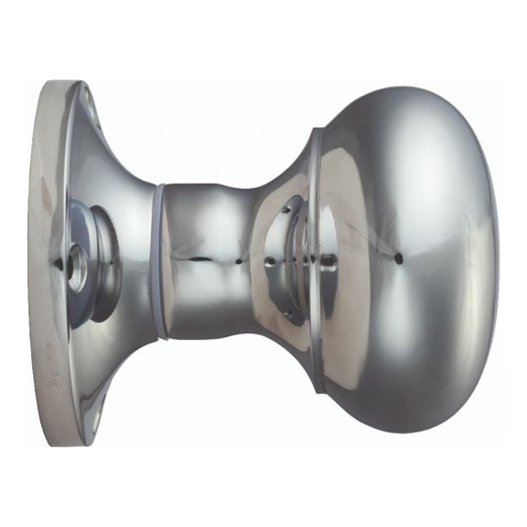 M35USCP  Polished Chrome  Carlisle Brass Small Mushroom U-Series Mortice Knobs On Round Roses