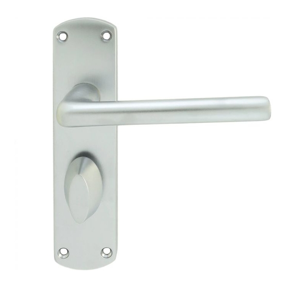 SZC013SC  Bathroom [57mm]  Satin Chrome  Serozzetta Uno Levers On Backplates
