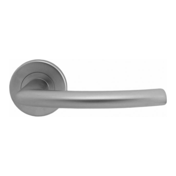 SZC020SC  Satin Chrome  Serozzetta Dos Levers On Round Roses