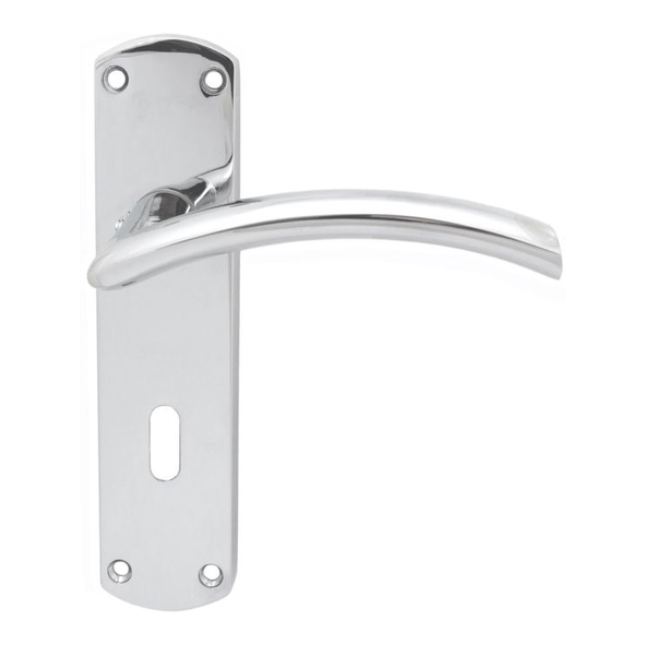 SZC031CP  Standard Lock [57mm]  Polished Chrome  Serozzetta Tres Levers On Backplates