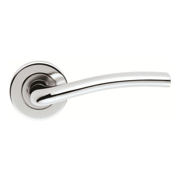 SZC040CP  Polished Chrome  Serozzetta Cuatro Levers On Round Roses