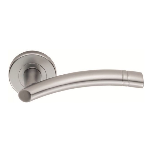 SZC340SC • Satin Chrome • Serozzetta Cuarenta Levers On Round Roses