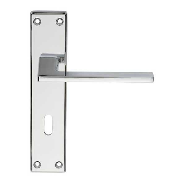 SZM034CP • Standard Lock [57mm] • Polished Chrome • Serozzetta Zone Levers On Backplates