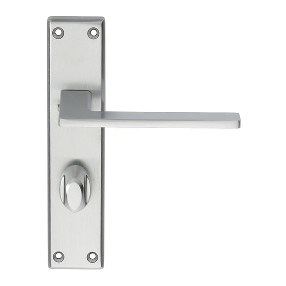 SZM036SC • Bathroom [57mm] • Satin Chrome • Serozzetta Zone Levers On Backplates