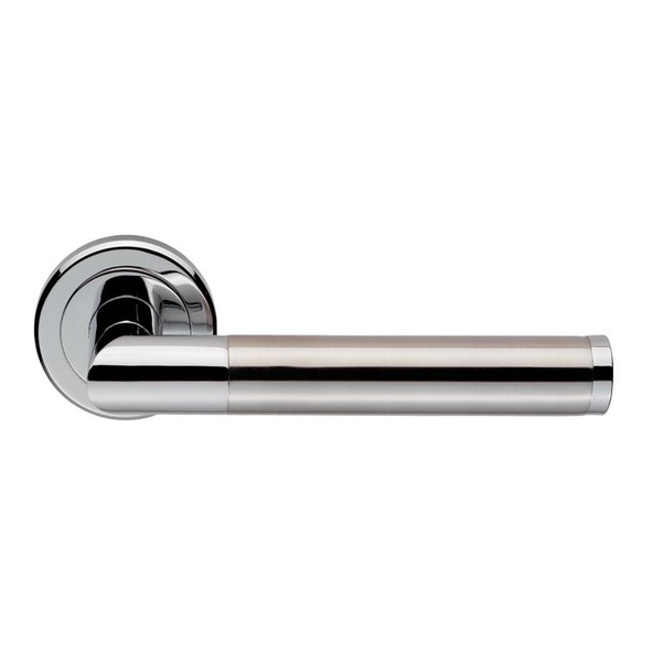 SZM160CPSN • Polished / Satin Chrome • Serozzetta Trend Levers On Round Roses