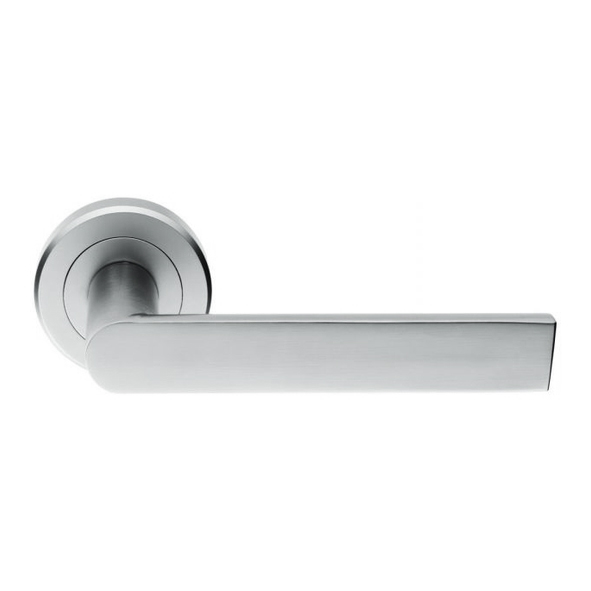 SZM210SC  Satin Chrome  Serozzetta Edge Levers On Round Roses