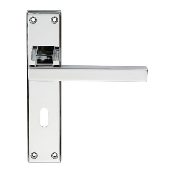 SZM241CP • Standard Lock [57mm] • Polished Chrome • Serozzetta Stratus Levers On Backplates