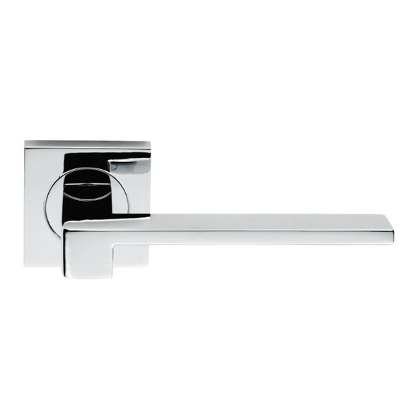 SZM370CP • Polished Chrome • Serozzetta Equi Levers On Square Roses