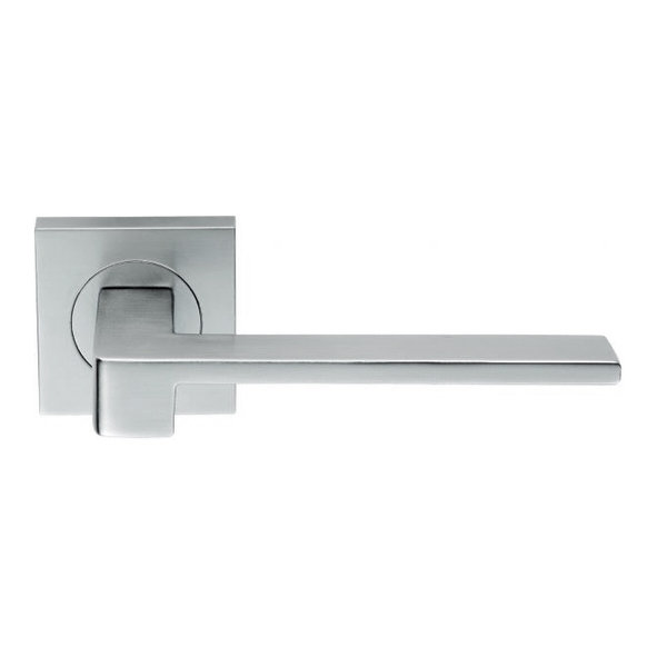 SZM370SC • Satin Chrome • Serozzetta Equi Levers On Square Roses