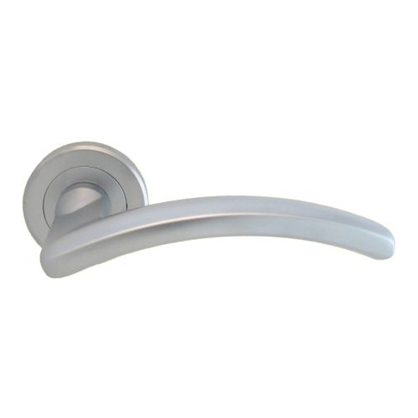 SZM380SC • Satin Chrome • Serozzetta Design Levers On Round Roses