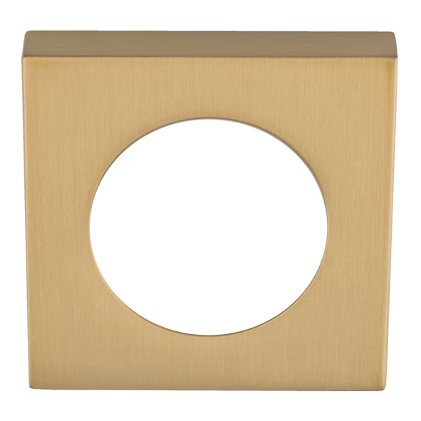 SZMRSQSB � Satin Brass � Serozzetta Square Outer Rose Cover Pack