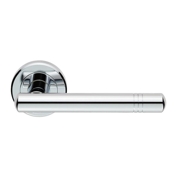 ZIN3116PC • Polished Chrome • Serozzetta Atalaya Levers On Round Roses