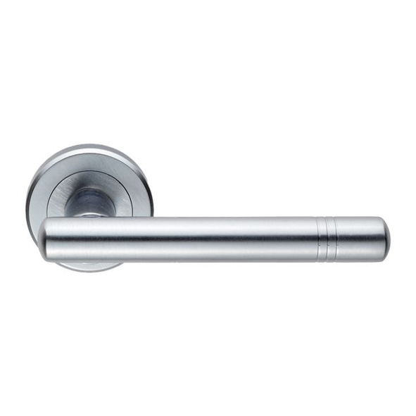 ZIN3116SC  Satin Chrome  Serozzetta Atalaya Levers On Round Roses