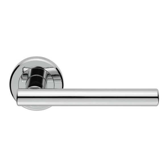 ZIN3121PC  Polished Chrome  Serozzetta Philadelphia Levers On Round Roses