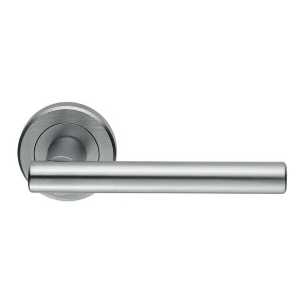 ZIN3121SC  Satin Chrome  Serozzetta Philadelphia Levers On Round Roses