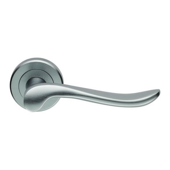 ZIN3130SC  Satin Chrome  Serozzetta Verdun Levers On Round Roses