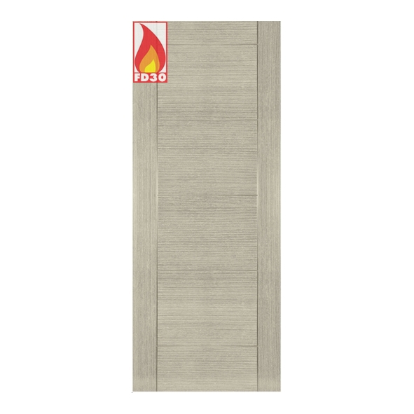 Deanta Internal Light Grey Ash Montreal Pre-Finished FD30 Fire Doors