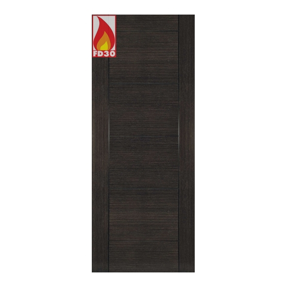 Deanta Internal Dark Grey Ash Montreal Pre-Finished FD30 Fire Doors