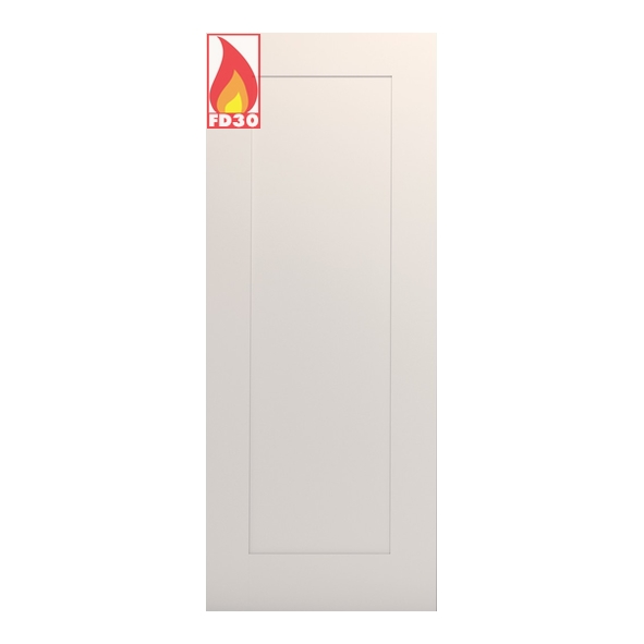 Deanta Internal White Primed Denver FD30 Fire Doors