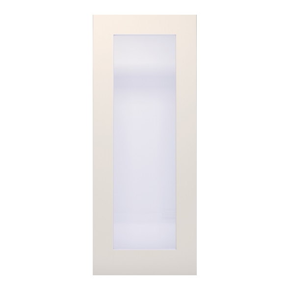 Deanta Internal White Primed Denver Doors [Obscure Glass]