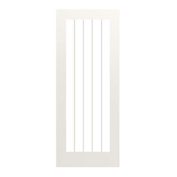 35ELYCGSLWHP762 • 1981 x 762 x 35mm [30] • Deanta Internal Primed Ely 1L Full Door [Etched Glazed]