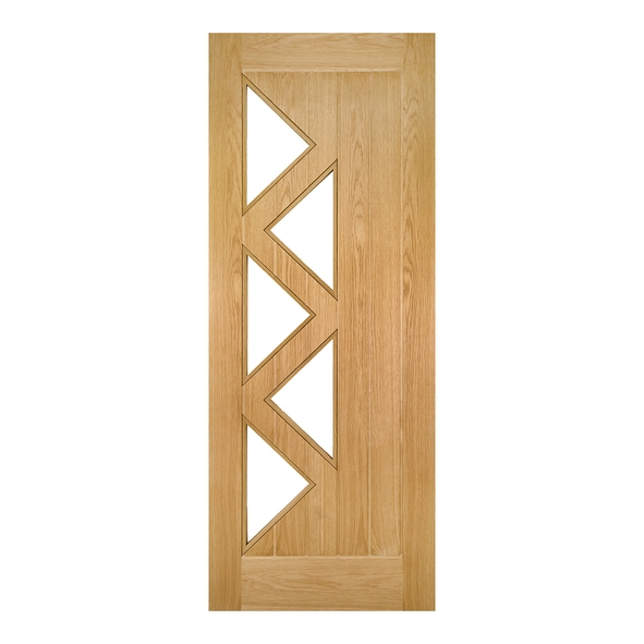 Deanta Internal Prefinished Oak Ely 5 Light Doors [Clear Glass]