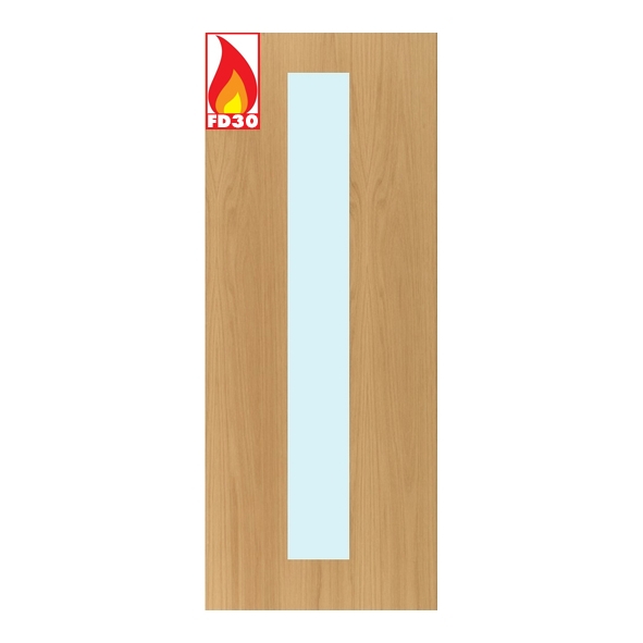 G10-FD30-CLEAR  Glazing Option 10 For Flush FD30 Doors [Clear Glazed]