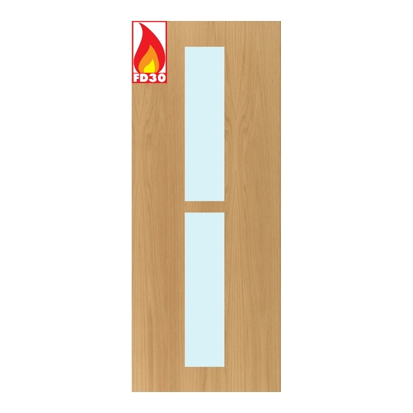 G12-FD30-CLEAR  Glazing Option 12 For Flush FD30 Doors [Clear Glazed]