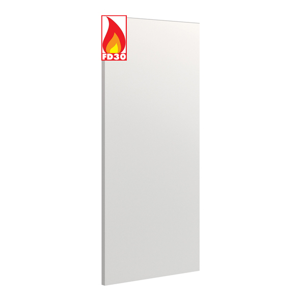 Deanta Internal White Primed Flush Panel FD30 Fire Doors