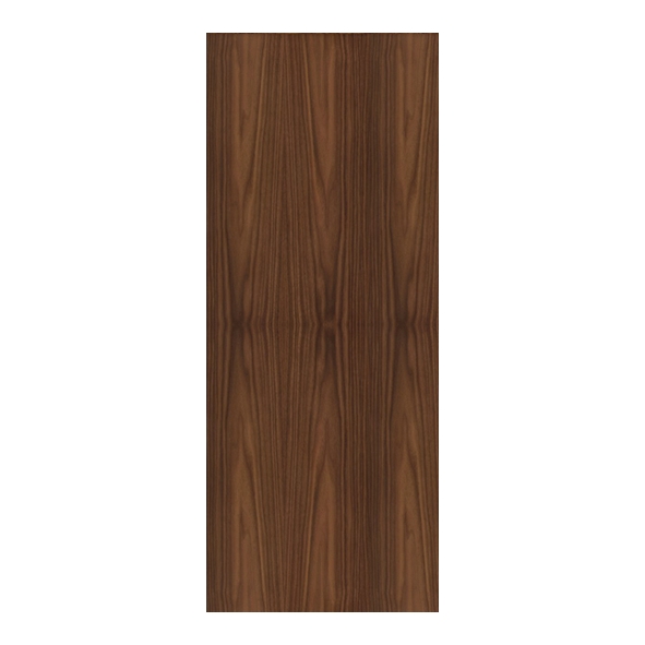 Deanta Internal Walnut Flush Panel Pre-Finished Doors