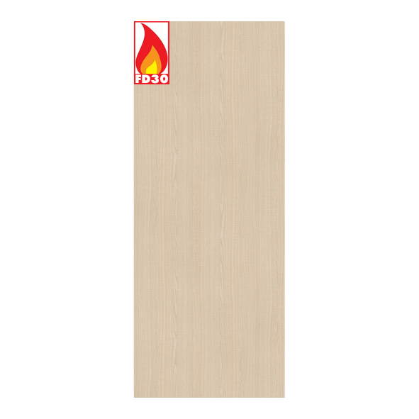 Deanta Internal Ash Flush Panel FD30 Pre-Finished Doors