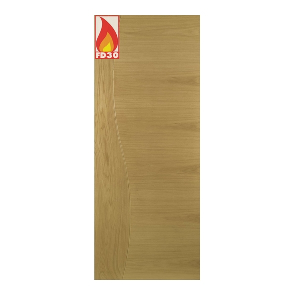 45CADF/DX838FSC  1981 x 838 x 45mm [33]  Deanta Internal Oak Cadiz Prefinished FD30 Fire Door