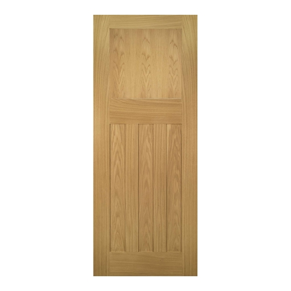 Deanta Internal Unfinished Oak Cambridge Doors