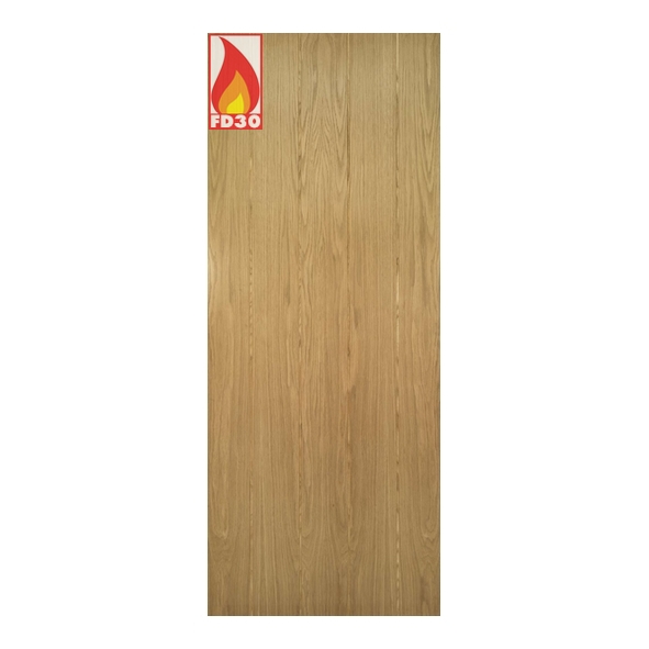 45GALF/DUNX686  1981 x 686 x 45mm [27]  Deanta Internal Unfinished Oak Galway FD30 Fire Door