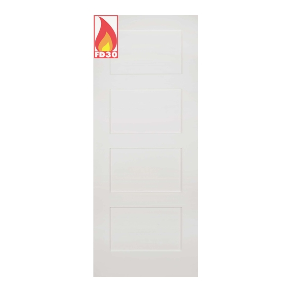 Deanta Internal White Primed Coventry FD30 Fire Doors