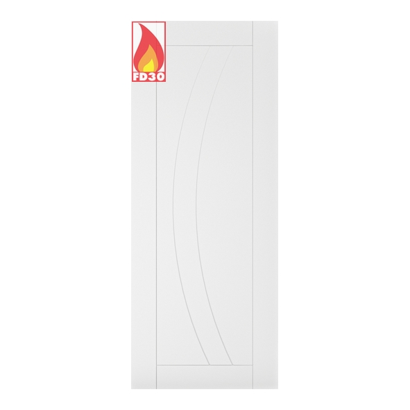 Deanta Internal White Primed Ravello FD30 Fire Doors