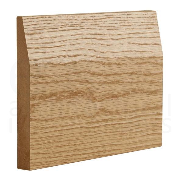 SKOKHS  4 @ 3600 x 145 x 16mm  Oak Prefinished Splayed Skirting