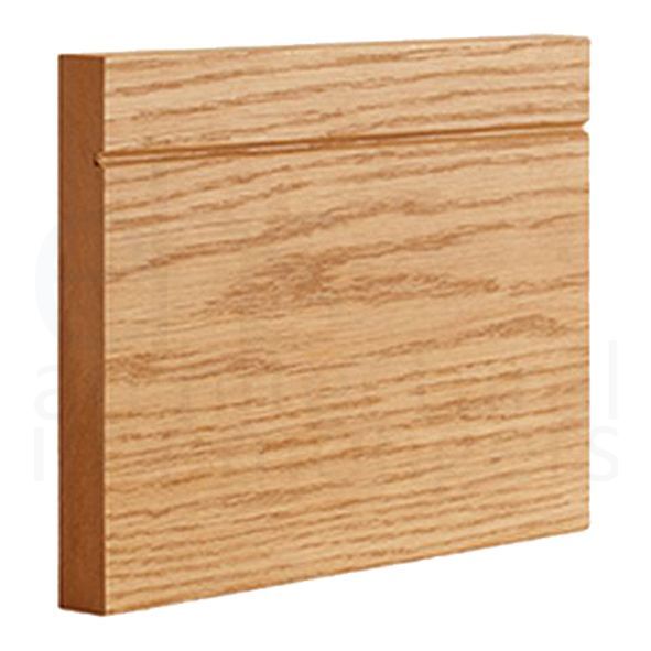 SKOKSH  4 @ 3600 x 147 x 16mm  Oak Prefinished Shaker Skirting