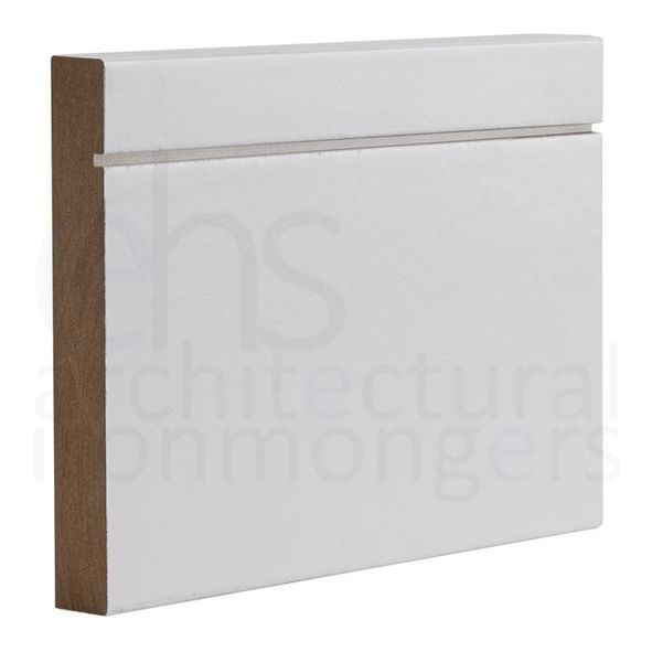 SKPGSH  4 @ 3600 x 147 x 16mm  Primed Shaker Skirting