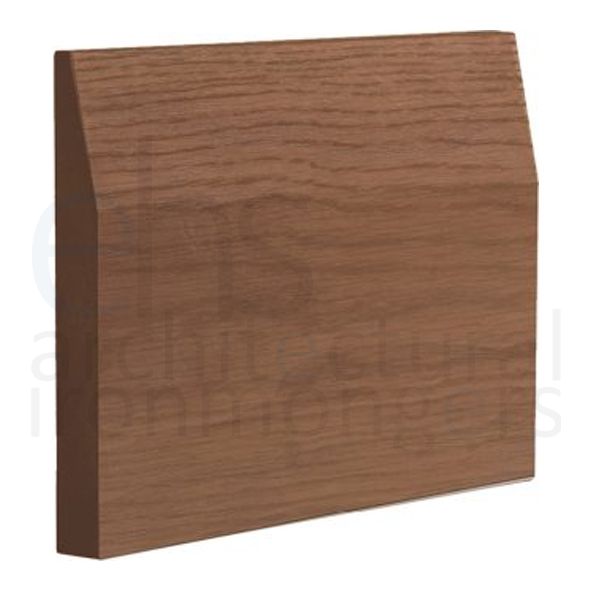 SKWLHS  4 @ 3600 x 145 x 16mm  Walnut Prefinished Splayed Skirting