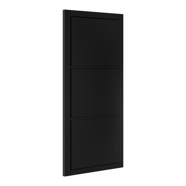 Deanta Internal Black Camden Pre-Finished Doors