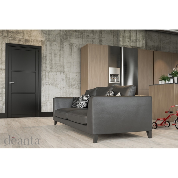 40CAMBLP826 • 2040 x 826 x 40mm • Deanta Internal Black Prefinished Camden Door