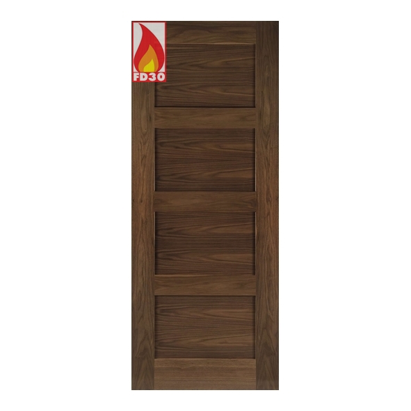 45HP1WF/DX838FSC  1981 x 838 x 45mm [33]  Deanta Internal Walnut Coventry Prefinished FD30 Fire Door