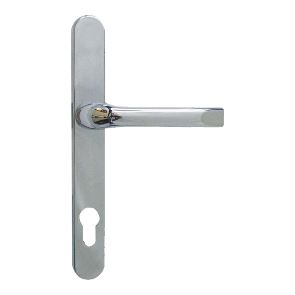 L18398  92mm c/c  Polished Chrome  Asec Bolt Above Lever Multi Point Lock Furniture